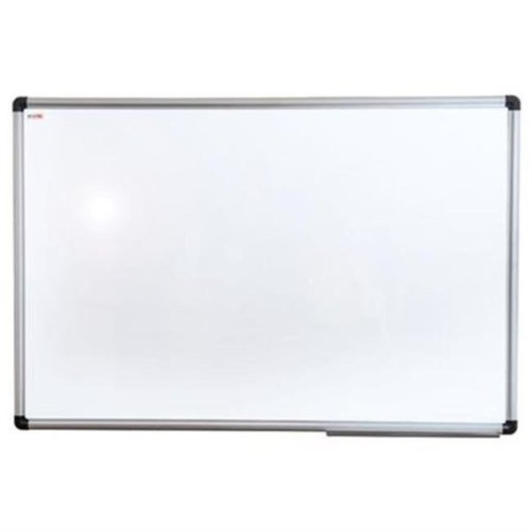 Floortex Usa FloortexUSA FCVLM3624A 36 x 24 in. Viztex Lacquered Steel Magnetic Dry Erase Board; White & Aluminium FCVLM3624A